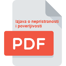 Izjava o nepristranosti i poverljivosti